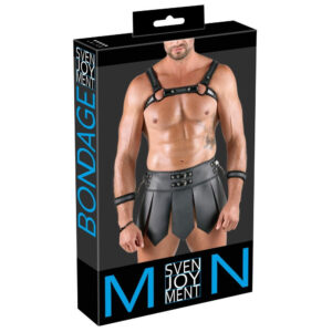 Gladiator Nederdel og Bryst Harness i Sæt