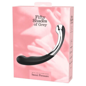 Fifty Shades Sweet Pressure Dobbelt Dildo Sort / Sølv