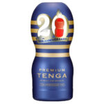 Tenga Premium 20th Anniversary Cup Masturbator Blå / Hud Lys