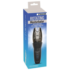 Stroker Roterende Masturbator Sort / Transparent
