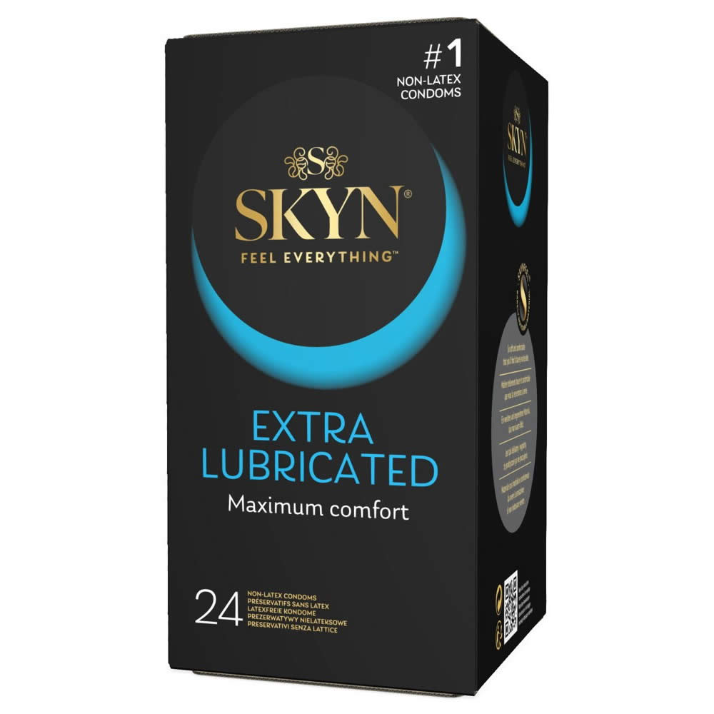 Skyn Extra Lubricated Latexfri Kondom 24 stk