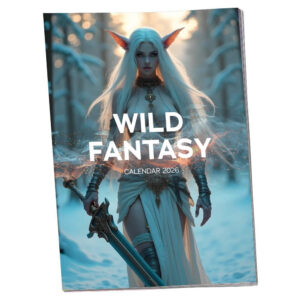 Pin-up Kalender Creatures 2026 - Fantasi Væsner A3 Format