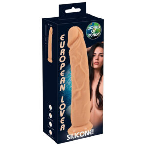European Lover Silikone Dildo med Sugekop Beige / Hud