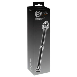 Rebel Prostata Stimulator og Vibrator Metal Milking Stick Sølvfarvet
