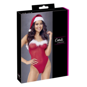 X-Mas Body med Nissehat Julelingeri Sæt