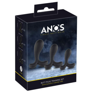 Anos Anal Plug Trænings Sæt Sort