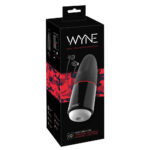 Wyne Masturbator 02 med Lyd, Vibrator og Suge Funktion Sort / Hvid
