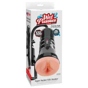 Pipedream Wet Pussies Super Sucker XXL Masturbator Sort / Hud