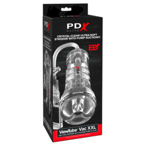 PDX Plus ViewTube Vac XXL Masturbator Transparent
