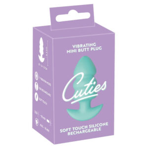 Cuties Vibrating Mini Butt Plug Teal Tree Turkis