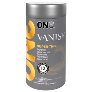 One Vanish Hyperthin Kondom Pakke 12 stk