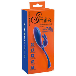 Sweet Smile Flexible Double Bullet Vibrator Blå