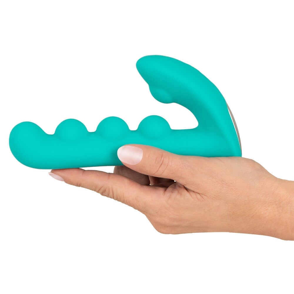 Beau Coeur SYLORA Unique Beads Rabbit Vibrator Turkis - Billede 4