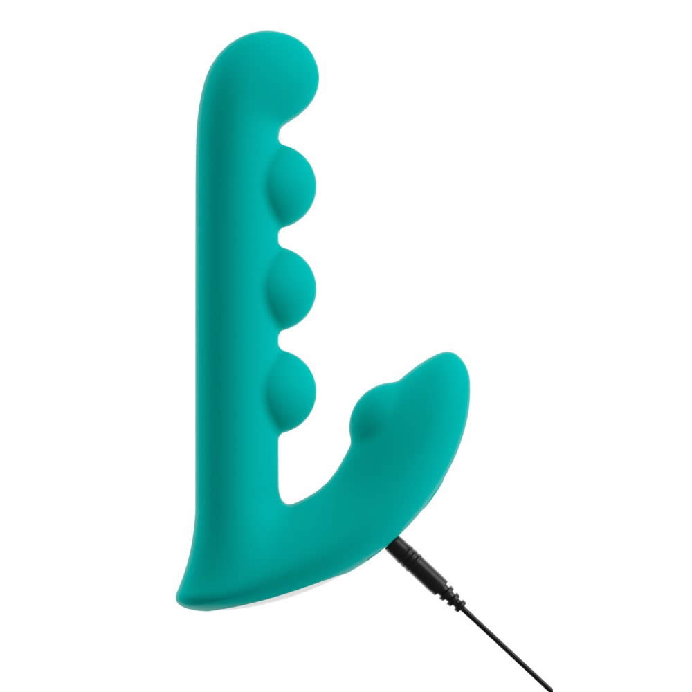 Beau Coeur SYLORA Unique Beads Rabbit Vibrator Turkis - Billede 5
