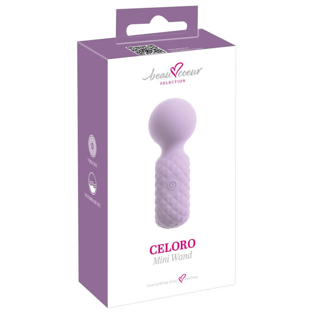 Beau Coeur CELORO Mini Wand Massagestav Lilla - Billede 8