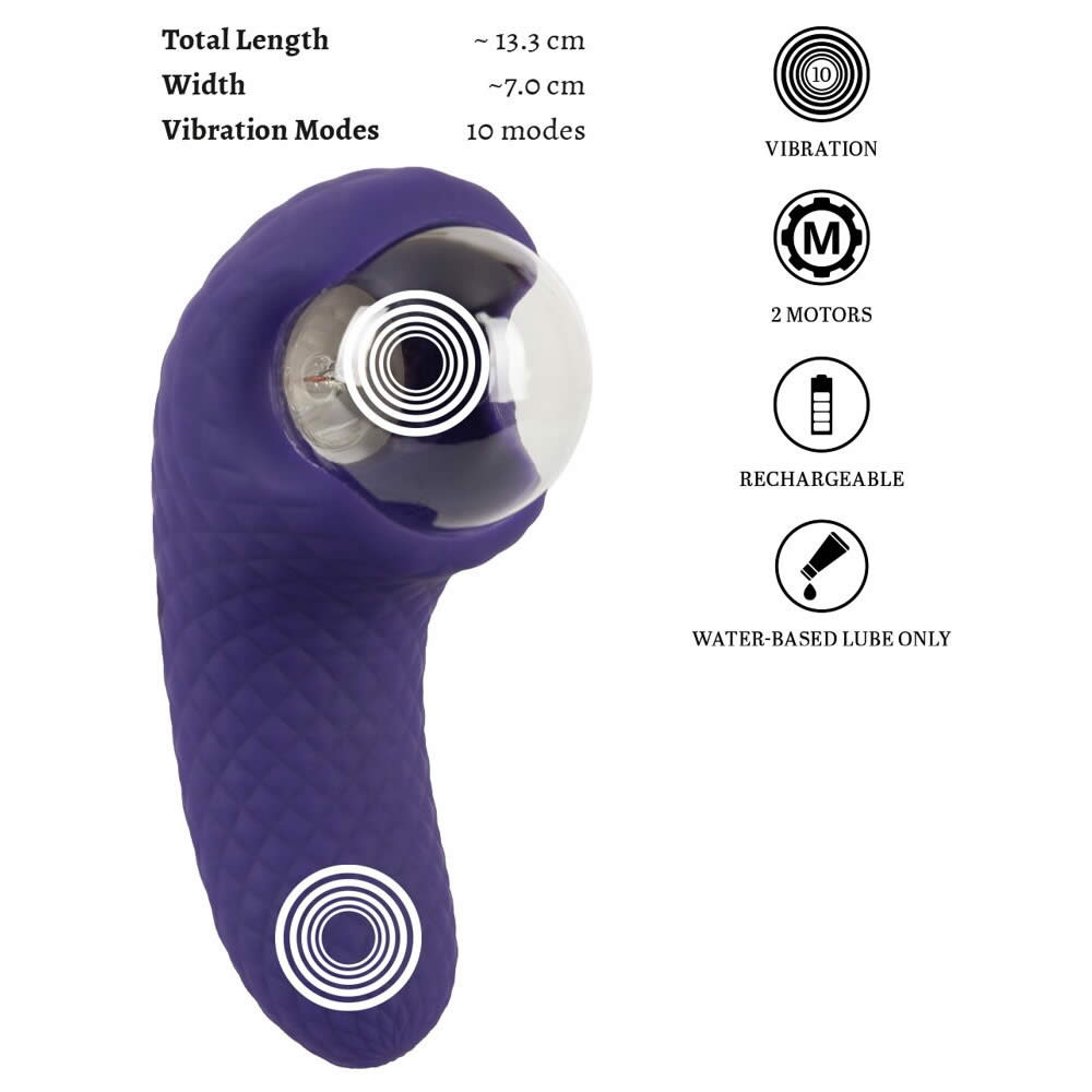 Beau Coeur ZANTO Plasma Vibrator Blå - Billede 6