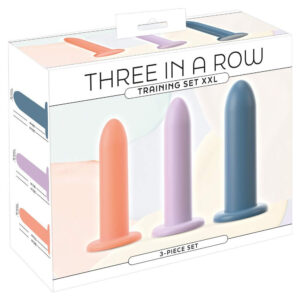 Three in a Row Dildo Sæt med Sugekop Sæt med 3