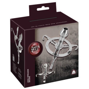Fetish Collection Anal Spreader Deluxe i Metal Sølvfarvet