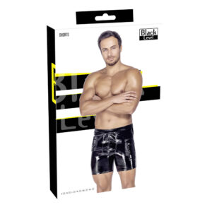 Herre Vinyl Shorts i Sort