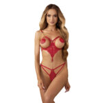 Obsessive Matildea Blonde Body med Åben Bund