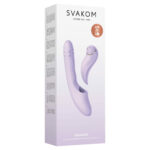 Svakom DuoGlow Støde og Perle Vibrator Lys Lilla