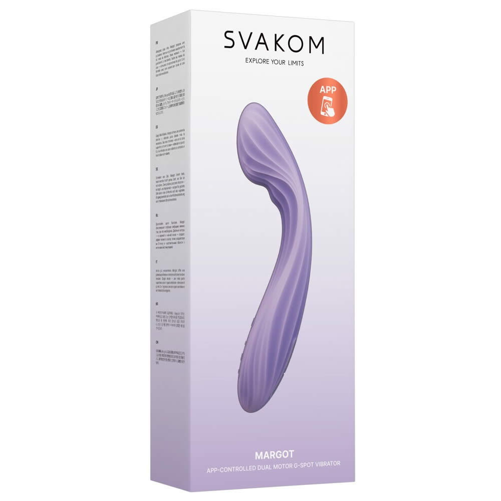 Svakom Margot G-Punkt Silikone Vibrator Lys Lilla