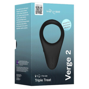 We-Vibe Verge 2 App styret Vibrator Penisring Sort