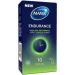 Manix Endurance Kondom med Delay Gel 10 stk