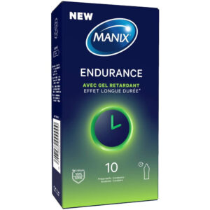 Manix Endurance Kondom med Delay Gel 10 stk