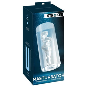 Stroker Female Shaped Tunnel Masturbator Transparent