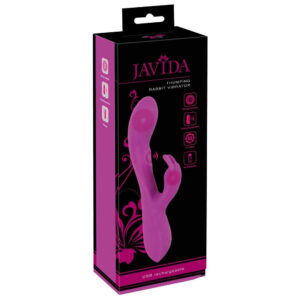 Javida Thumping Rabbit Vibrator med Dunke Funktion Lilla