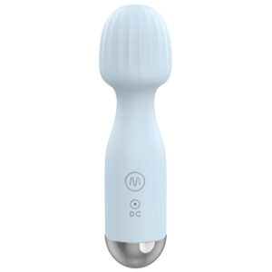Beau Coeur Vanyor Mini Wand Massagestav og Vibrator Lyseblå