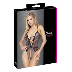 Rio Lingeri Blonde Body i Kobber Farve med Pailletter
