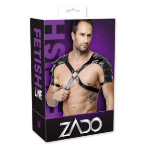 Zado Gladiator Læder Bryst og Skulder Harness Onesize S-L