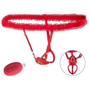 Lay-On Fjernbetjent Trusse Klitoris Vibrator Rød
