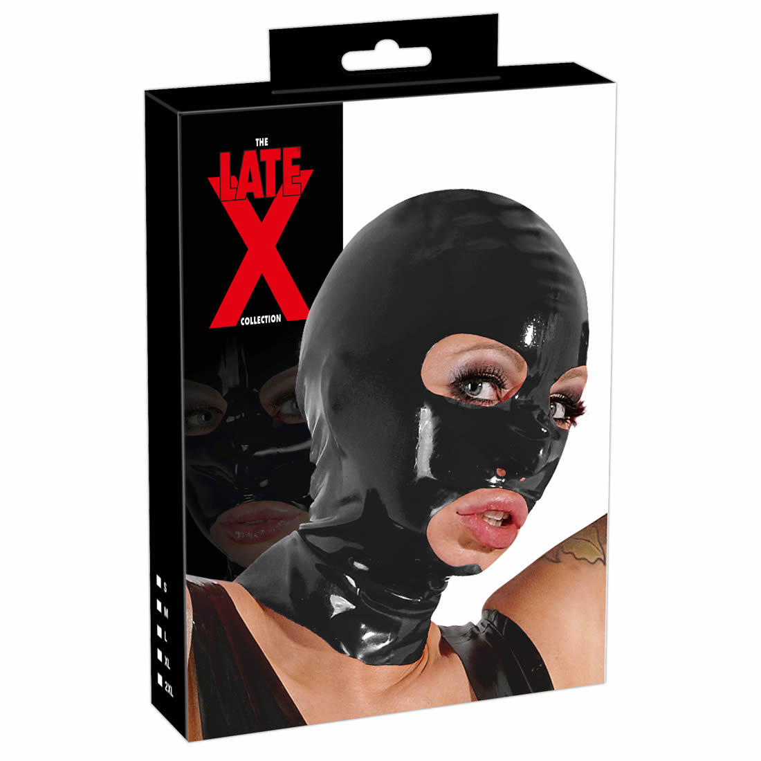 Latex Maske Sort - Billede 2