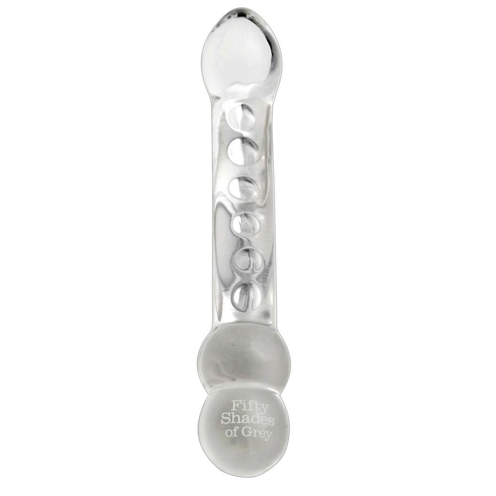 Drive Me Crazy Glas Dildo - Fifty Shades of Grey Klar / Gennemsigtig - Billede 4