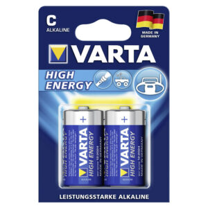 Varta C Batterier High Energy 1,5v Pakke med 2 stk