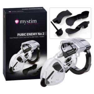 Mystim Pubic Enemy No. 2 - Elektrosex Penisbur Klar / Gennemsigtig
