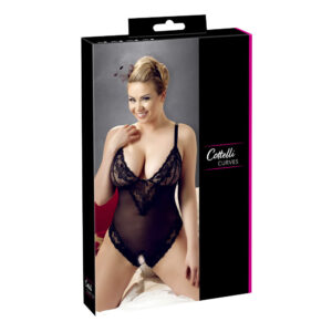 Plus Size Blonde Body i Sort
