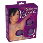 Velvet Loveballs 3 stk Elskovskugler Lilla