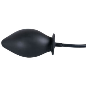 Anal Plug True Black Oppustelig Sort