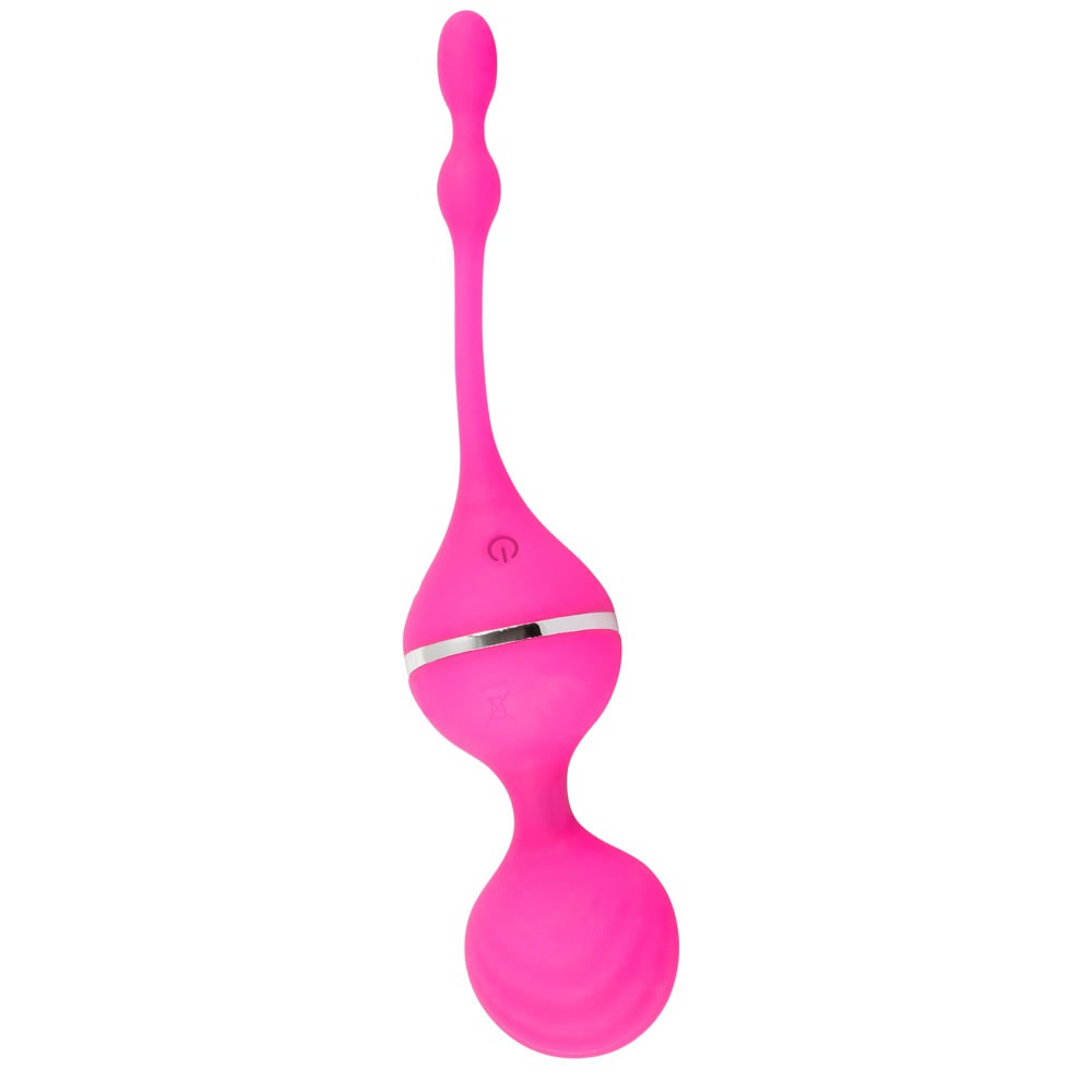 Sweet Smile Bækkenbundskugler med Vibrator Pink