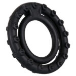 Penisring Steely Cockring med Testikelring Sort
