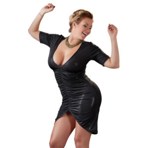 Plus Size Kjole med Draperinger