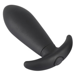 Vibrator anal plug med fjernbetjening Sort