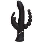 Happy Rabbit Vibrator Triple Curve med Analkæde Sort