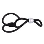 Penisring Triple Ball & Cock Ring med Testikelringe Sort