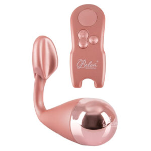 Belou Vibrator Æg med Klitoris Stimulator Rosa