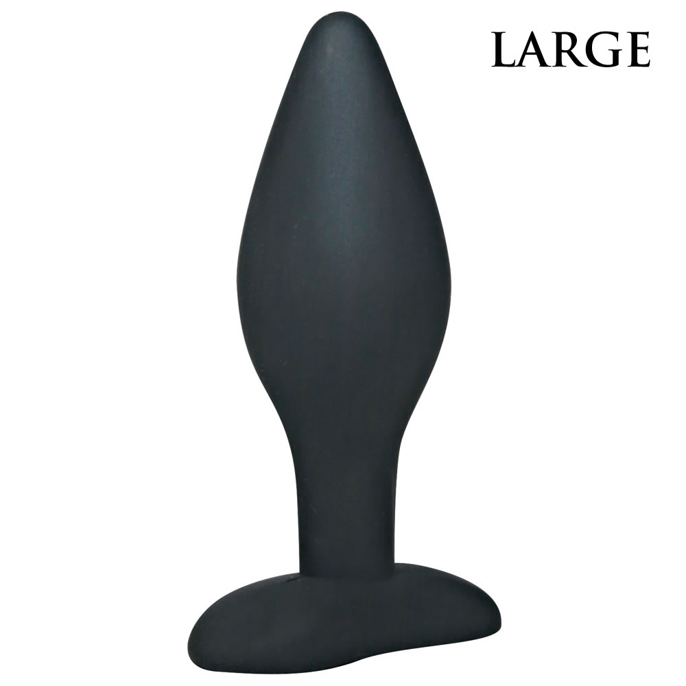 Silikone Anal Plug Black Velvets